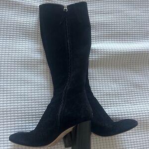 Aeyde suede leather boots
